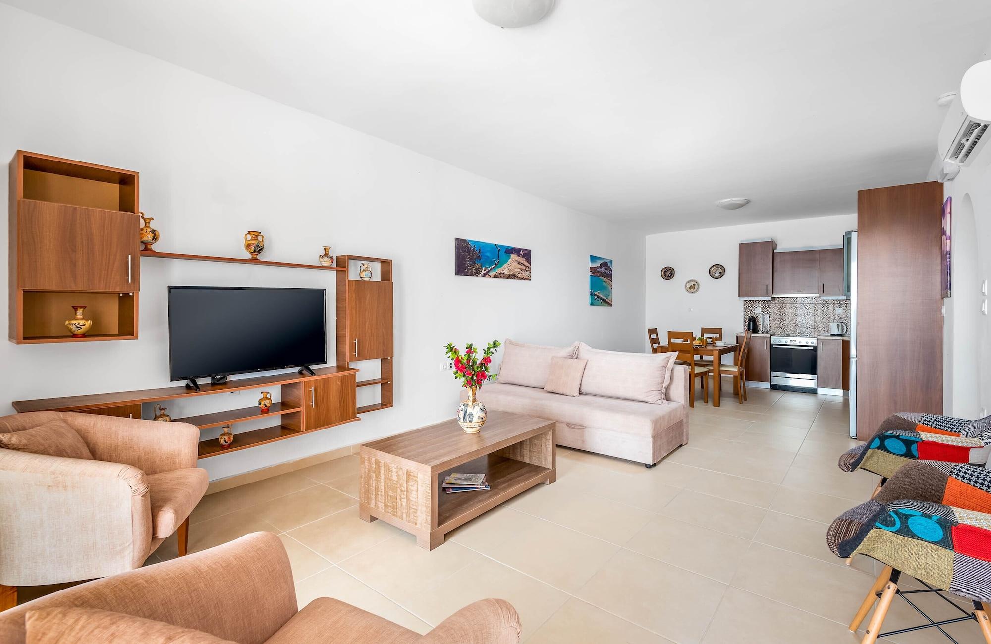 Kolymbia Sun Apartment Bagian luar foto