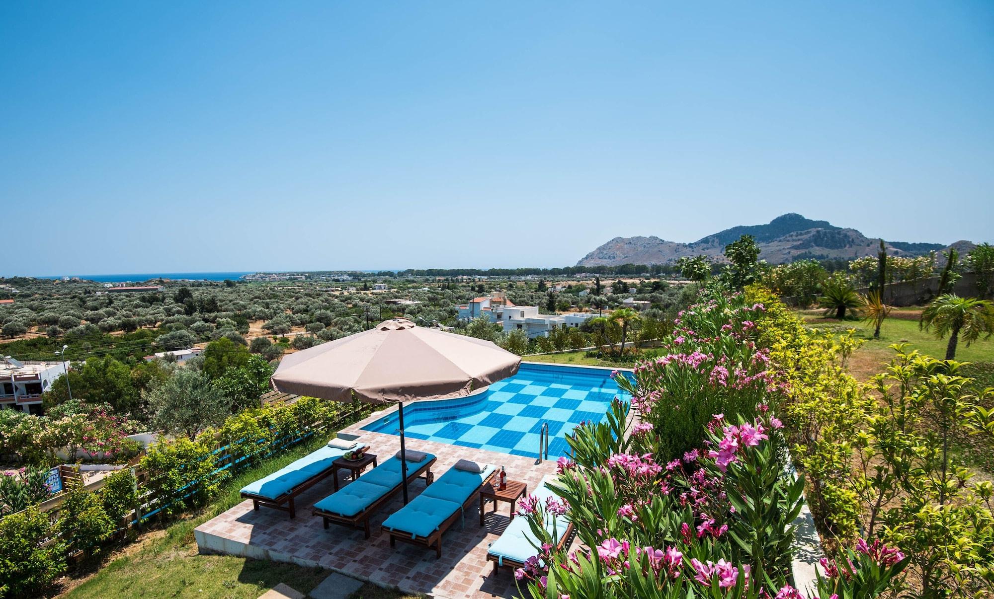 Kolymbia Sun Apartment Bagian luar foto